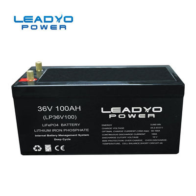 kupować IP66 Wodoodporny akumulator litowo-jonowy Marine 36V 100Ah LiFePO4 Akumulatory głębokiego cyklu z Bluetooth produkcja internetowa