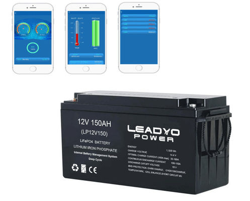 kupować Akumulator litowo-jonowy do akumulatorów morskich 12 V 150 Ah Akumulatory LiFePO4 o głębokim cyklu z aplikacją Bluetooth produkcja internetowa