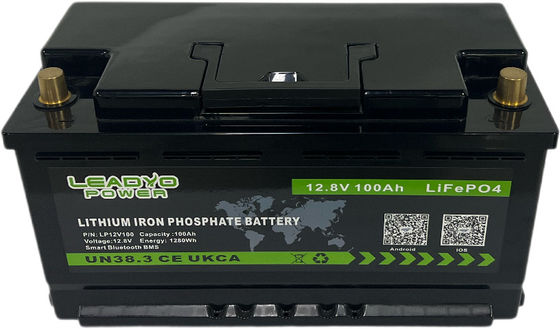 Wysokiej wydajności głęboki cykl LiFePO4 akumulator L5 12V 12.8V 100Ah dla RV Camper Van