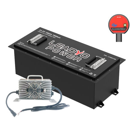 kupować LiFePO4 Golf Cart 48V 150Ah 51.2V Bateria litowa 250A 260A/50S 520A/10S produkcja internetowa