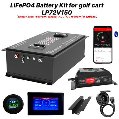 72V 150Ah 76.8V LiFePO4 Golf Cart Battery Conversion Kit 5 lat gwarancji