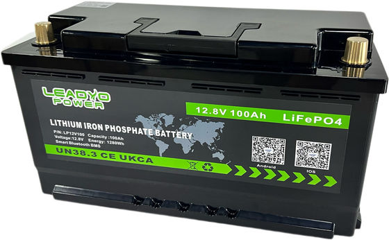 kupować Akumulator litowo-żelazowo-fosforanowy Bluetooth LiFePO4 12 V 100 Ah z BMS produkcja internetowa