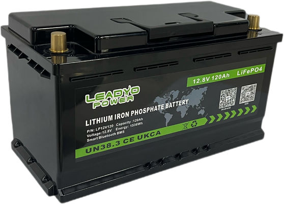 Dobra cena DIN L4 L5 12V 100Ah 120Ah Lifepo4 LFP Aplikacja Bluetooth Bateria litowo-żelazna paclDo magazynowania energii słonecznej w Internecie
