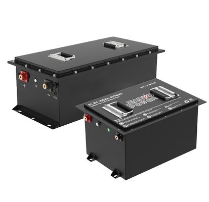 Dobra cena Smart CANBUS RS485 LiFePO4 Golf Cart 48V 51.2V 150Ah Litium Iron LFP Baterie z wyświetlaczem LCD LED / ładowarką w Internecie