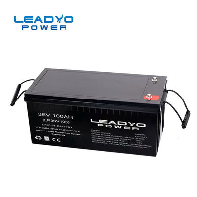 LEADYO 36V Akumulator litowo-żelazny do trolingu 100Ah Akumulator litowo-żelazowo-fosforanowy LFP