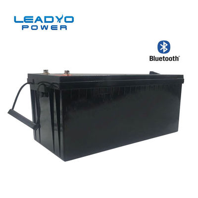 LEADYO Bluetooth litowa bateria morska z głębokim cyklem 24 V 200 Ah LiFePO4 Bateria